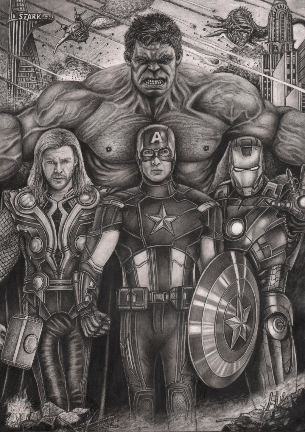 Featured image of post Avengers Para Dibujar A Lapiz