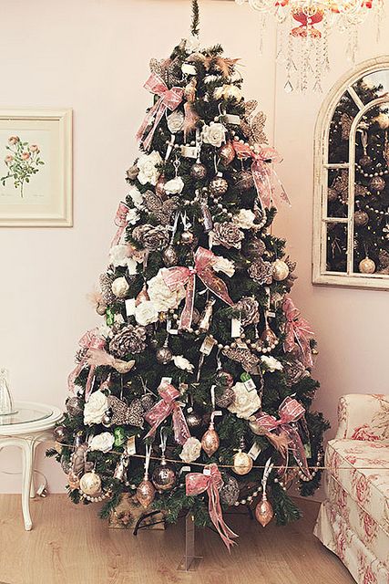 Featured image of post Christmas Tree With Pink Ornaments