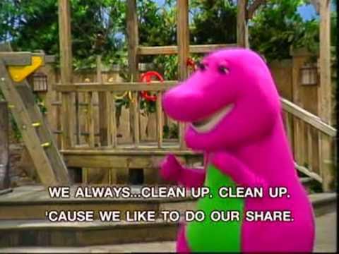 Featured image of post Clean Up Song Barney