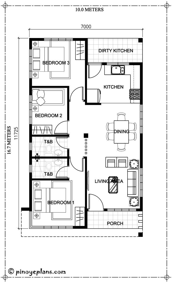 Featured image of post Floor Plan 3 Room House Design