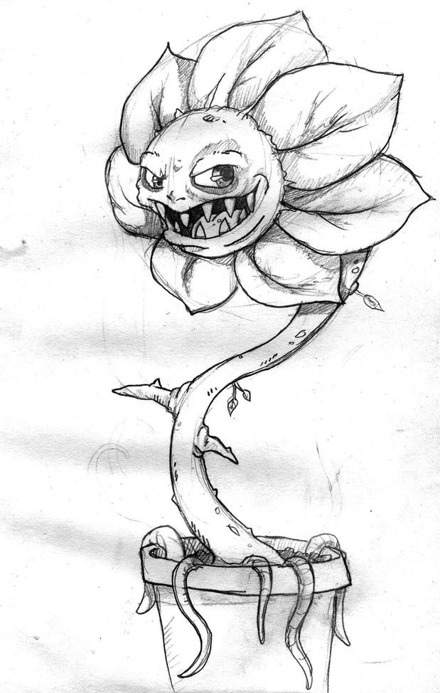 Featured image of post Flower Monster Drawings