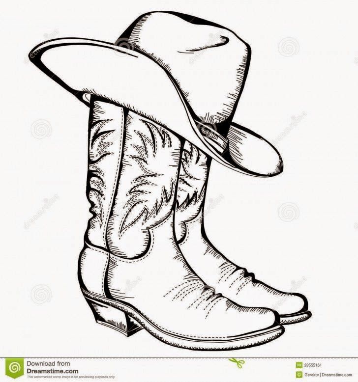 Featured image of post How To Draw Cowboy Boots And Hat