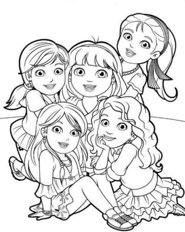 Featured image of post Printable Dora And Friends Coloring Pages