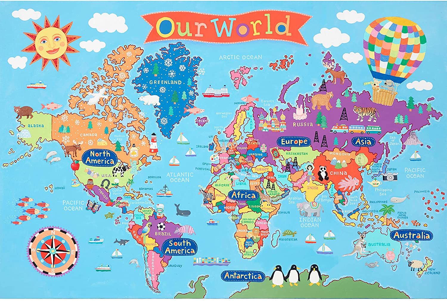 Featured image of post World Maps For Kindergarten